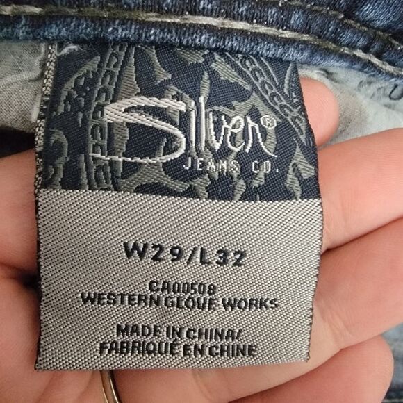 Silver Suki surplus bootcut denim jeans size 29x32 - Picture 8 of 9
